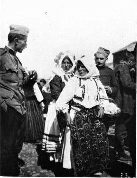 PEASANT WOMEN IN GALA COSTUME—NISH.