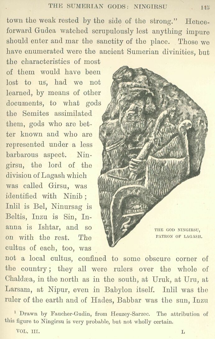 145.jpg the God Ningibsu, Patron of Lagash. 