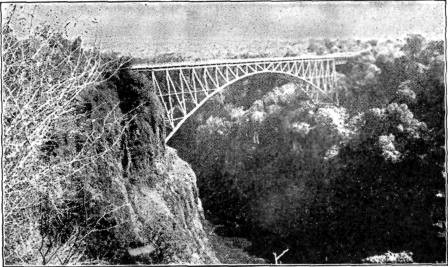 INTO THE HEART OF
AFRICA

The Victoria Falls railroad bridge
over the Zambezi.