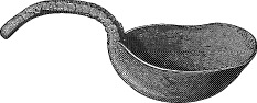 Wolpi horn ladle