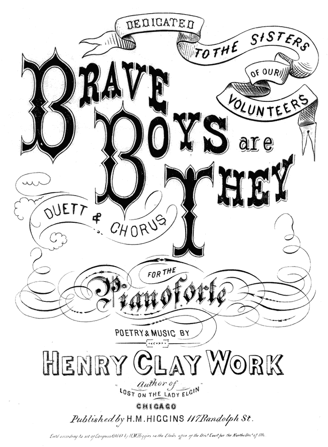 Brave Boys sheet music