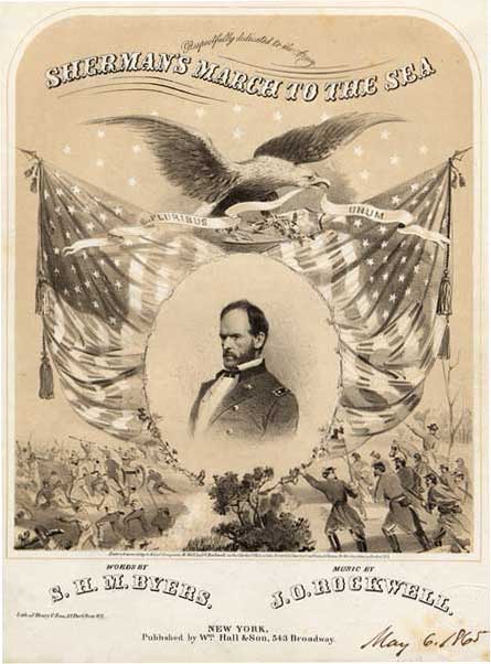 Sherman's March sheet music