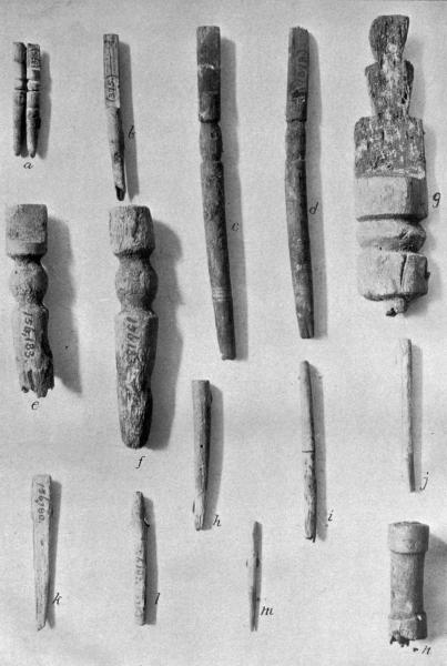 PL. CLXXIV—
PAHOS OR PRAYER-STICKS FROM SIKYATKI