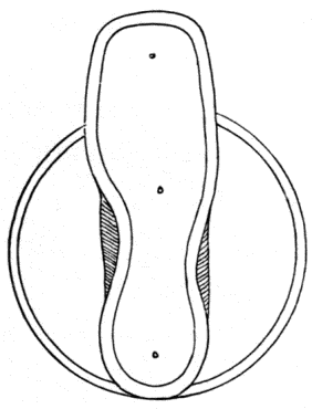 Marking the sole for pegs