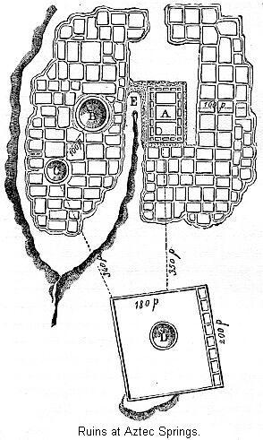 Ruins at Aztec Springs.