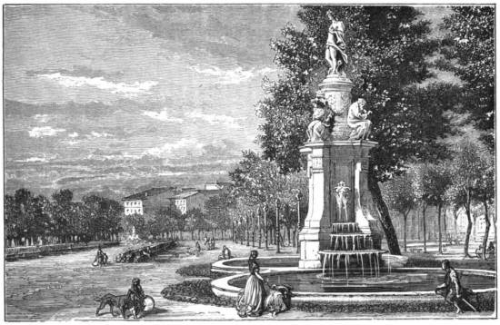 FOUNTAIN OF THE FOUR SEASONS, MADRID.

Page 130.

