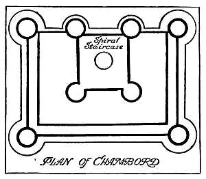 Plan of Chambord