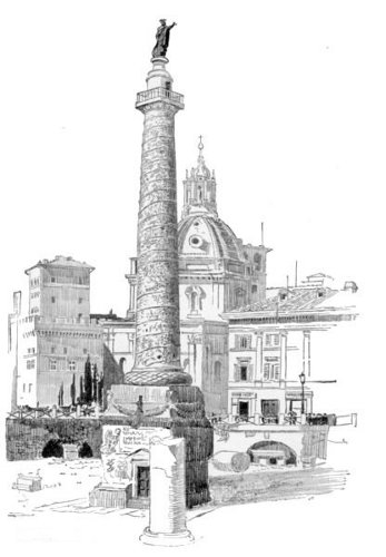 Trajan's column in Rome