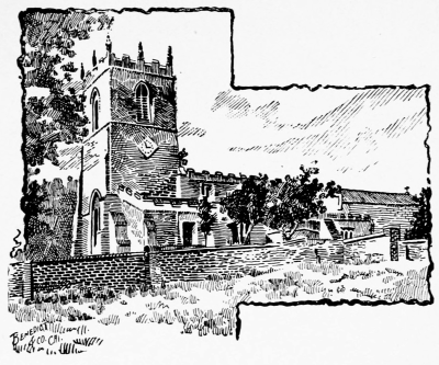 drawing of church