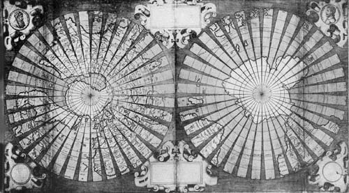 Globe Gores of Antonius Florianus, 1555.