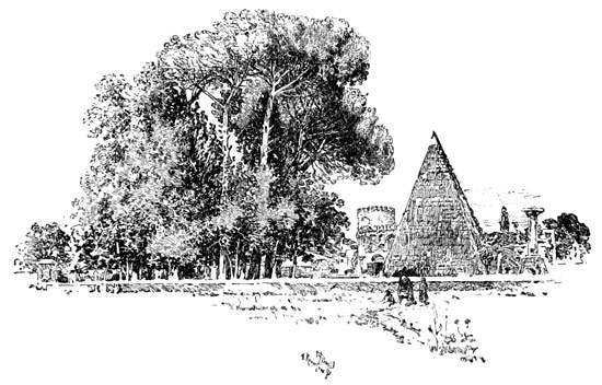 PYRAMID OF CAIUS CESTIUS