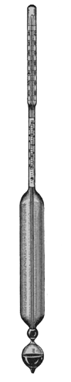 A Quevenne lactometer.