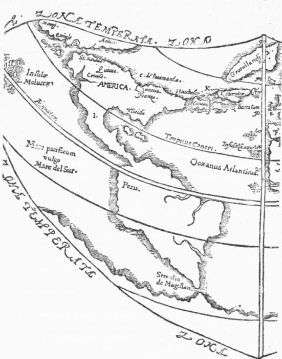 GILBERT'S MAP, 1576.