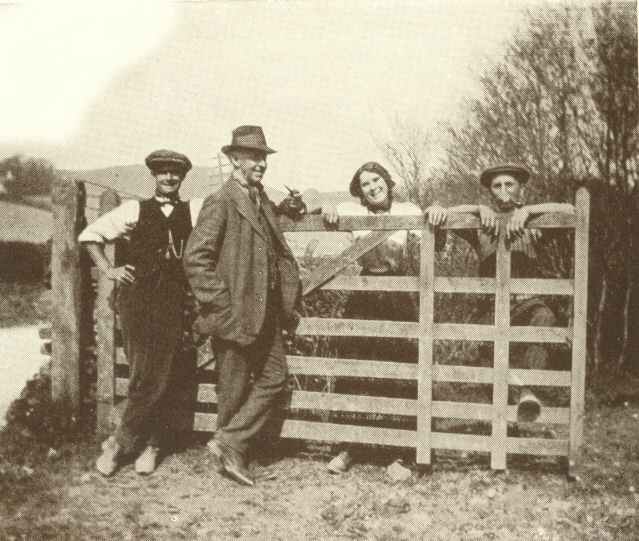 A Chat by the Gate.  Photo. W. Ferguson