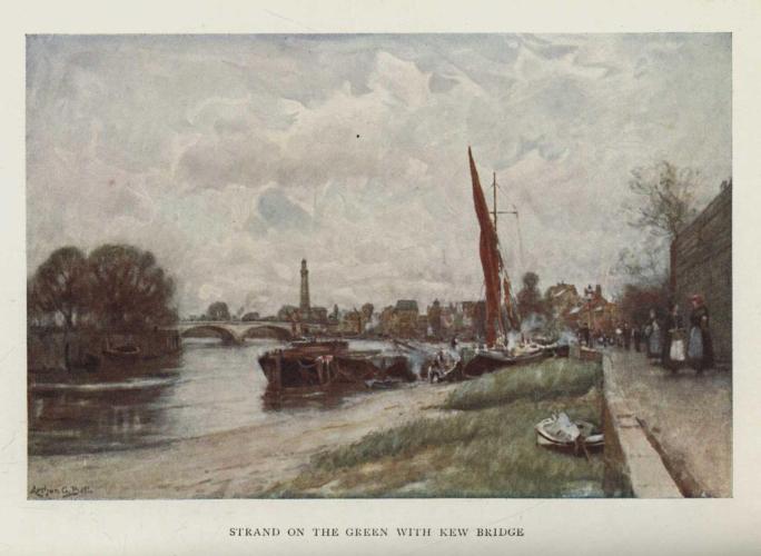 STRAND ON THE GREEN WITH KEW BRIDGE