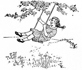 girl on swing