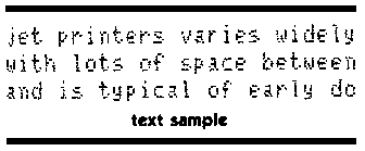 Radio Shack CGP-220 text sample